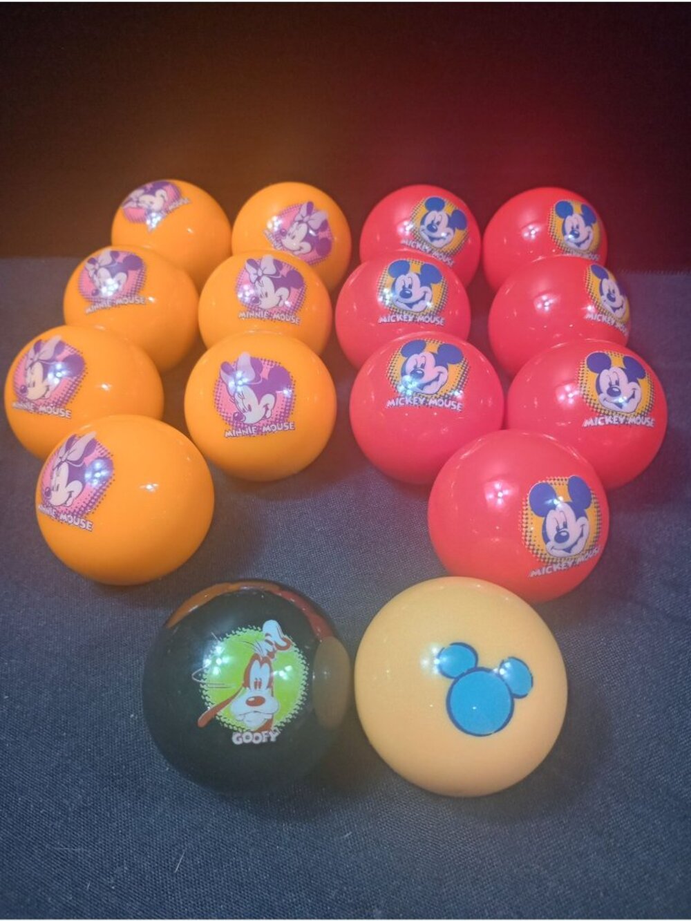 Vintage  *Rare* Aramith Disney Complete Billard, Pool, Snooker Unboxed Balls